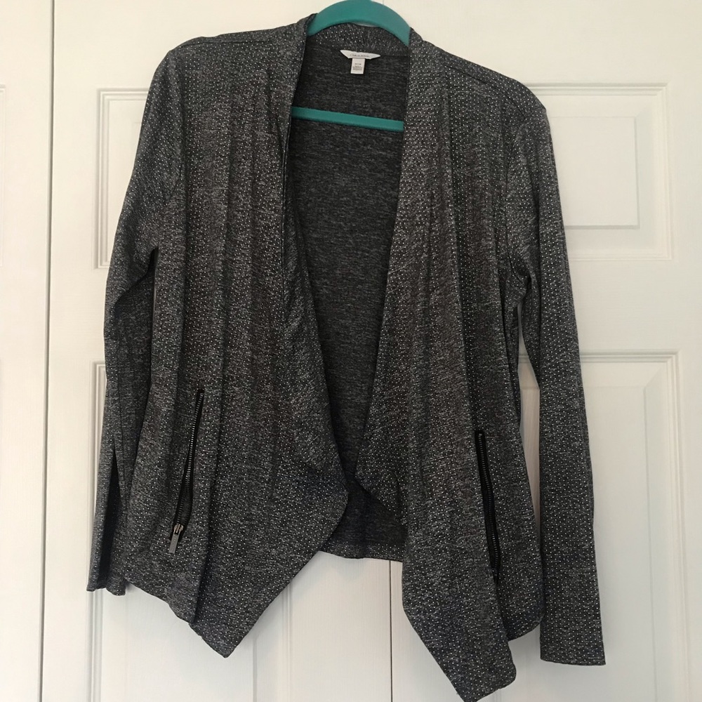 ❗️SOLD ❗️CALVIN KLEIN - grey dotted cardigan